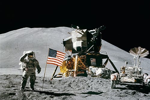 Astronaute sur la lune Astronaute sur la lune